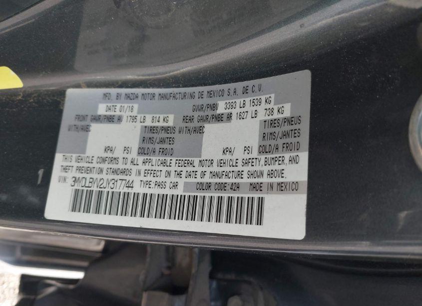 Photo 9 of 2018 Toyota Yaris IA (VIN 3MYDLBYV2JY317744)