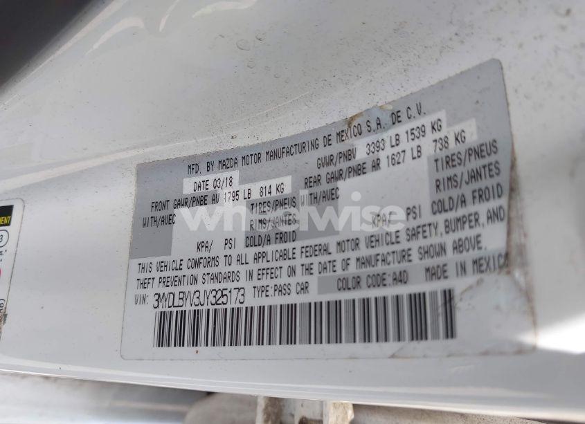 Photo 9 of 2018 Toyota Yaris IA (VIN 3MYDLBYV3JY325173)