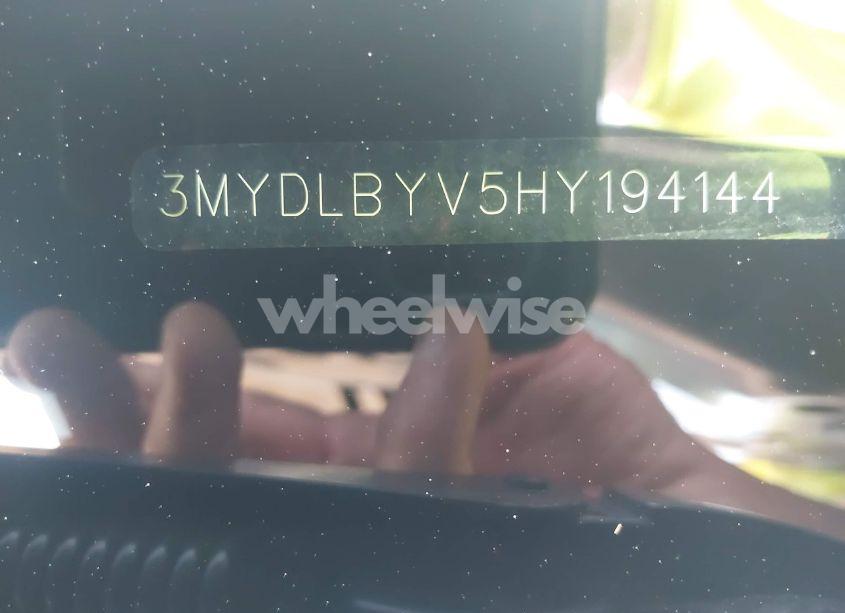 Photo 9 of 2017 Toyota Yaris IA (VIN 3MYDLBYV5HY194144)