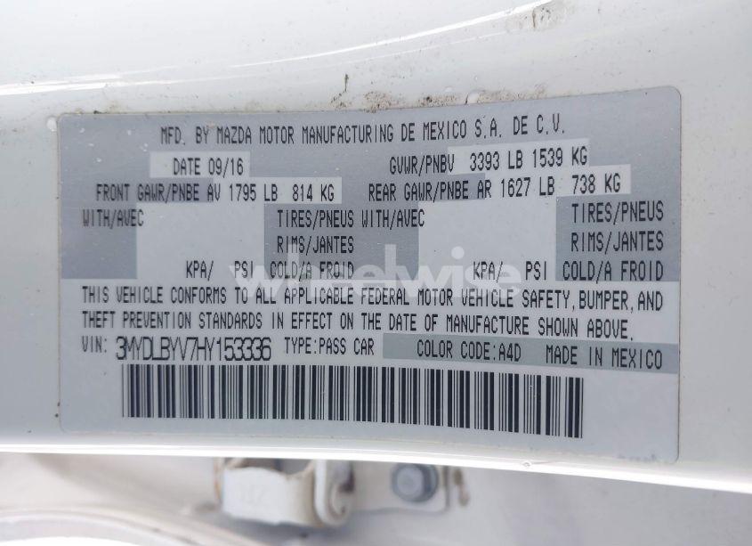 Photo 9 of 2017 Toyota Yaris IA (VIN 3MYDLBYV7HY153336)