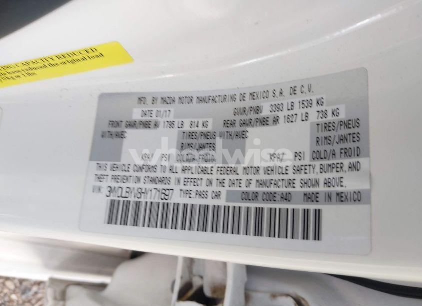 Photo 9 of 2017 Toyota Yaris IA (VIN 3MYDLBYV8HY171697)