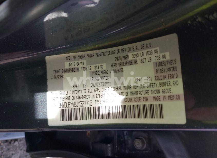 Photo 9 of 2018 Toyota Yaris IA (VIN 3MYDLBYV8JY327713)