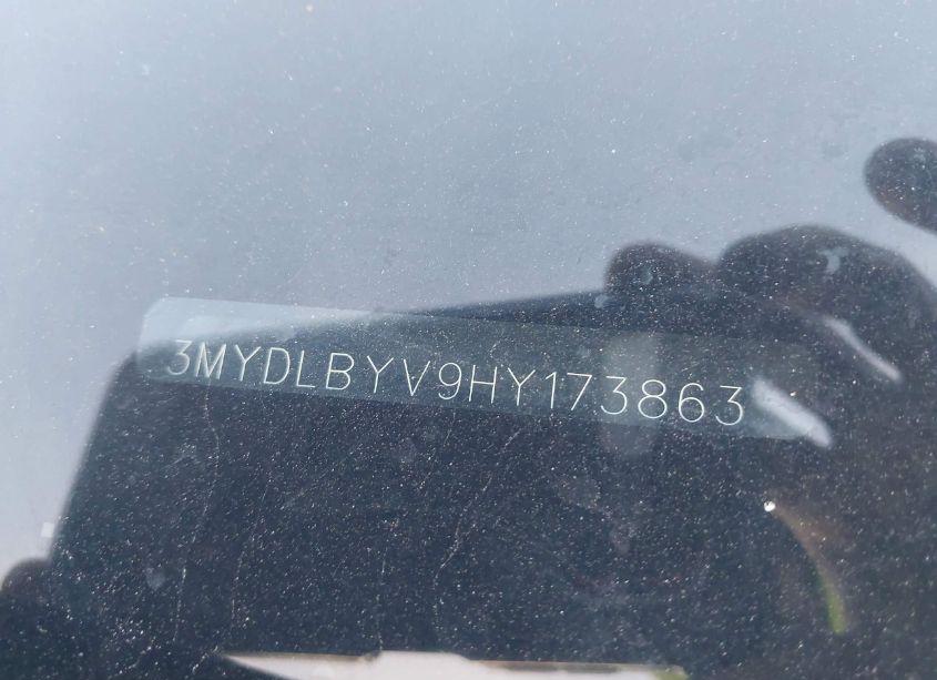 Photo 9 of 2017 Toyota Yaris IA (VIN 3MYDLBYV9HY173863)