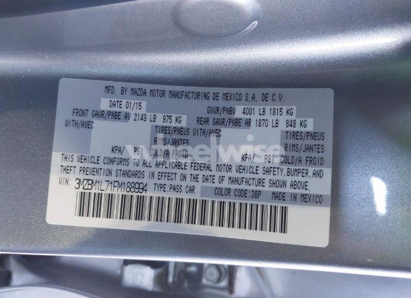 Photo 9 of 2015 Mazda Mazda3 I TOURING (VIN 3MZBM1L71FM188994)