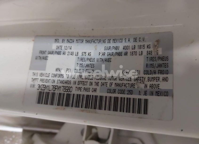 Photo 9 of 2015 Mazda Mazda3 I TOURING (VIN 3MZBM1L76FM178980)