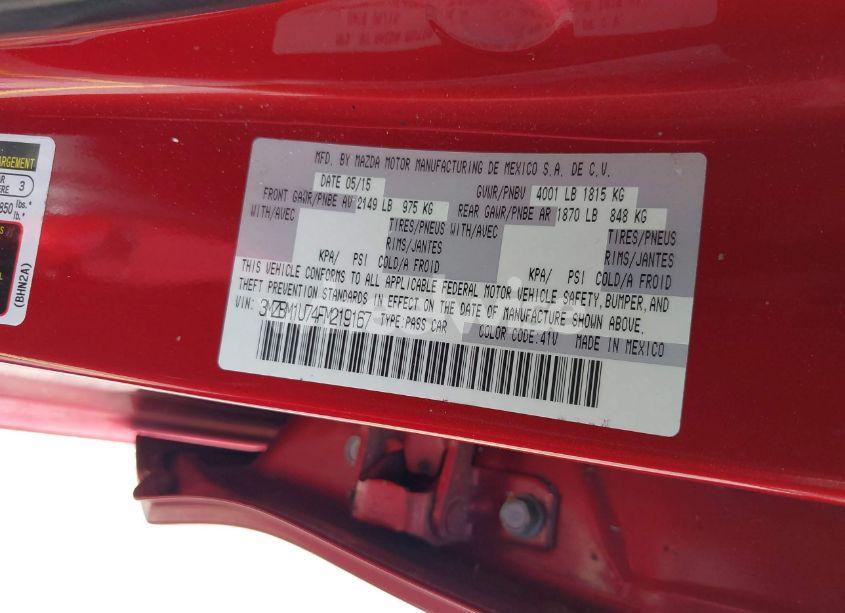 Photo 9 of 2015 Mazda Mazda3 I SPORT (VIN 3MZBM1U74FM219167)