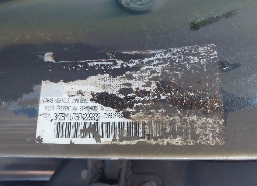 Photo 9 of 2015 Mazda Mazda3 I SPORT (VIN 3MZBM1U78FM229832)