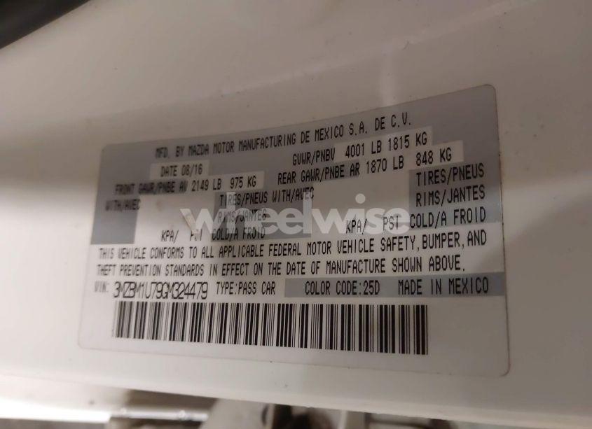 Photo 9 of 2016 Mazda Mazda3 I SPORT (VIN 3MZBM1U79GM324479)