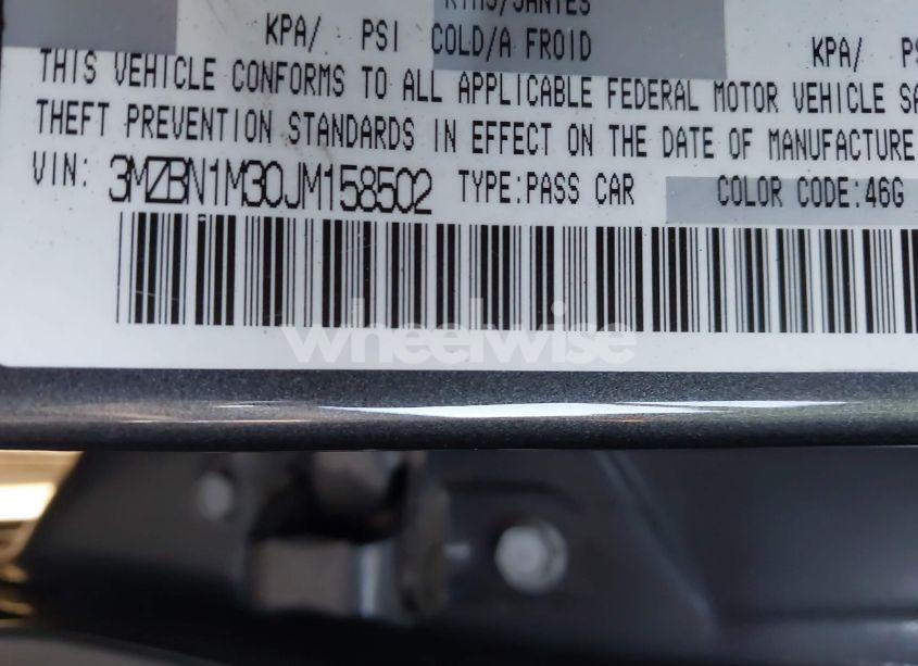 Photo 9 of 2018 Mazda Mazda3 GRAND TOURING (VIN 3MZBN1M30JM158502)