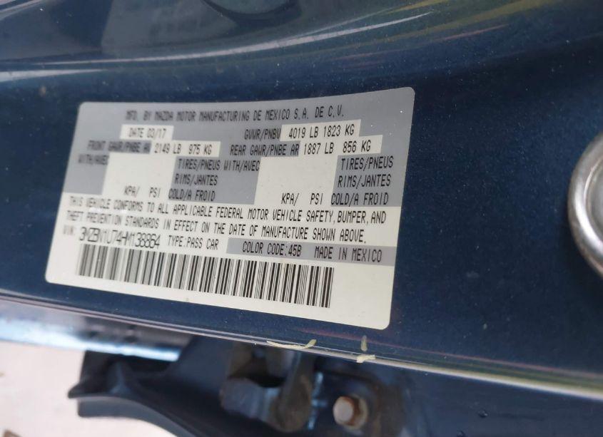 Photo 9 of 2017 Mazda Mazda3 SPORT (VIN 3MZBN1U74HM138864)