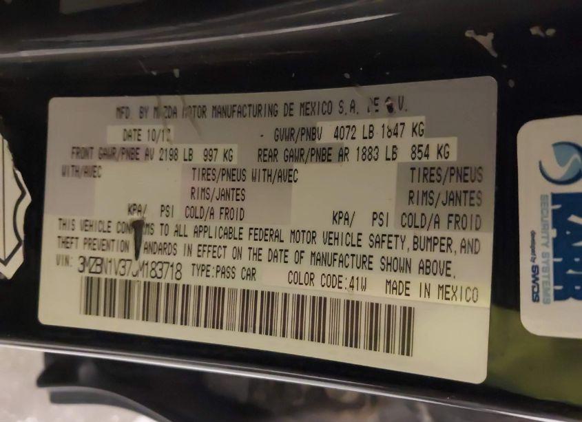 Photo 9 of 2018 Mazda Mazda3 TOURING (VIN 3MZBN1V37JM183718)