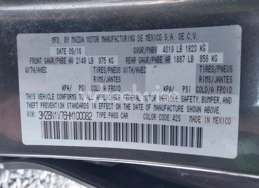 Photo 9 of 2017 Mazda Mazda3 TOURING (VIN 3MZBN1V76HM100082)