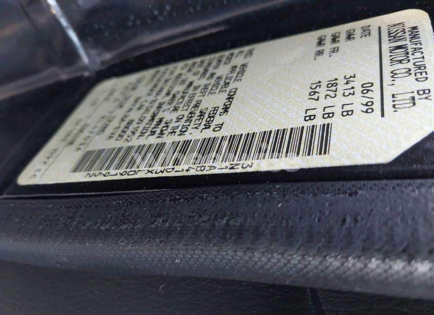 Photo 9 of 1999 Nissan Sentra GXE/XE (VIN 3N1AB41D3XL091952)