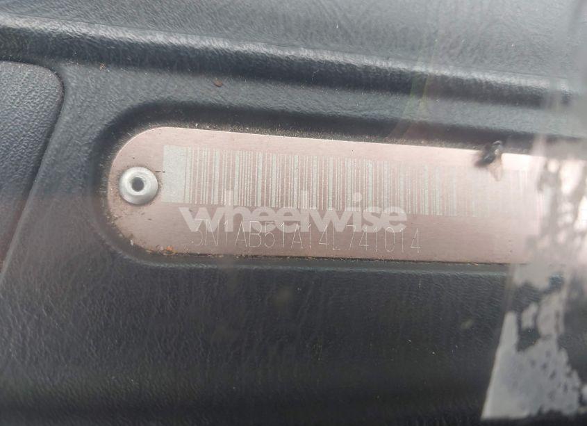 Photo 12 of 2004 Nissan Sentra 2.5S (VIN 3N1AB51A14L741014)