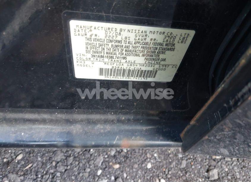 Photo 9 of 2008 Nissan Sentra 2.0 (VIN 3N1AB61E08L741195)