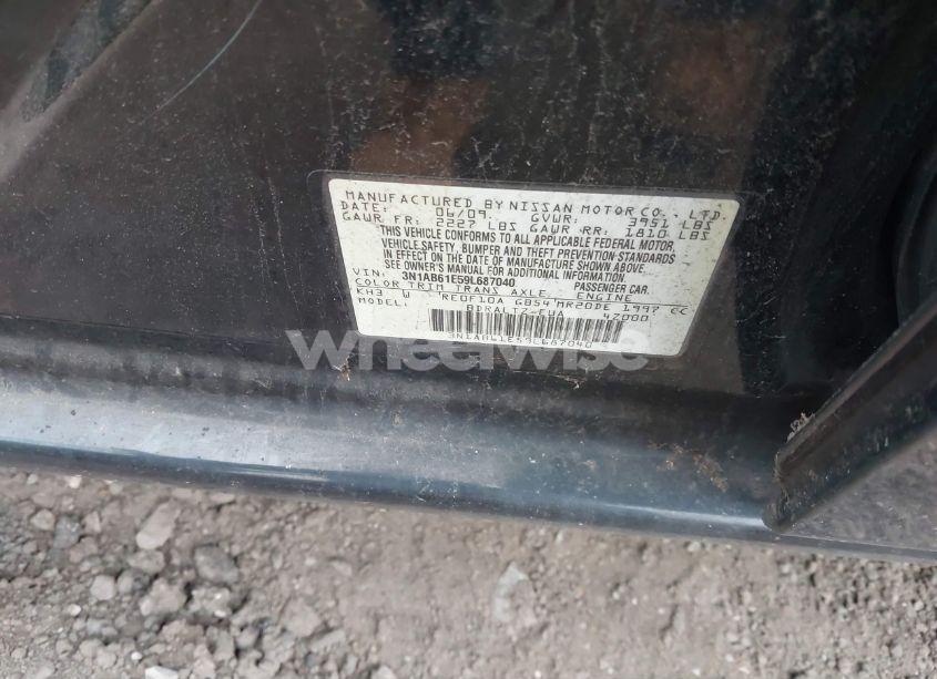 Photo 9 of 2009 Nissan Sentra 2.0S (VIN 3N1AB61E59L687040)