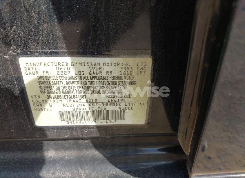 Photo 9 of 2009 Nissan Sentra 2.0S (VIN 3N1AB61E79L641967)