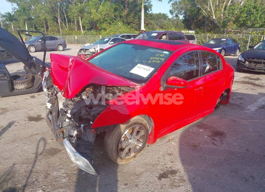 Photo 2 of 2012 Nissan Sentra 2.0 SR (VIN 3N1AB6AP5CL676709)