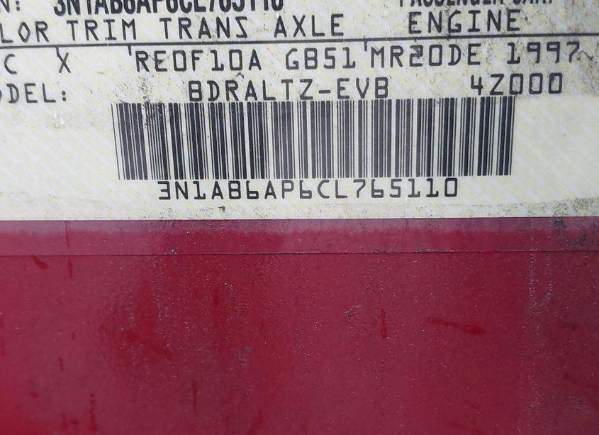 Photo 9 of 2012 Nissan Sentra 2.0 S (VIN 3N1AB6AP6CL765110)