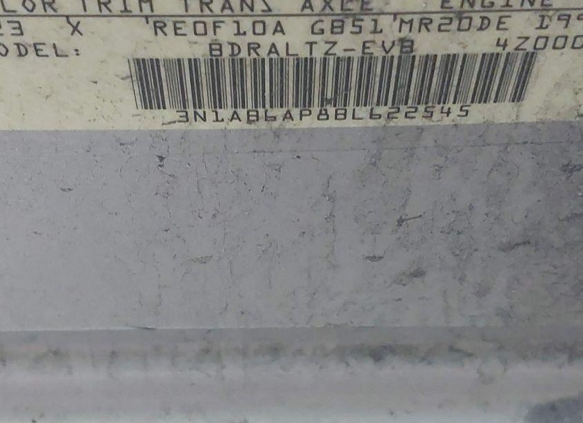 Photo 9 of 2011 Nissan Sentra 2.0S (VIN 3N1AB6AP8BL622545)