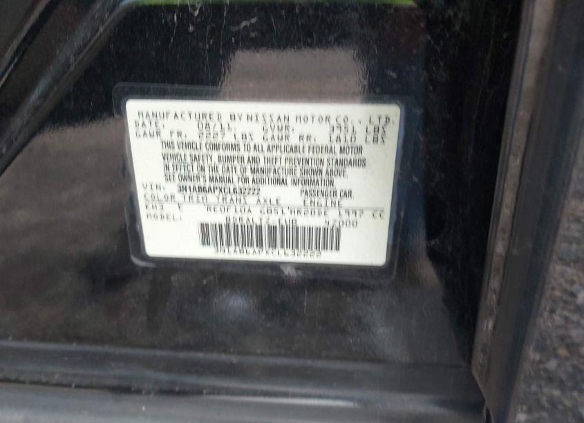 Photo 9 of 2012 Nissan Sentra 2.0 S (VIN 3N1AB6APXCL632222)