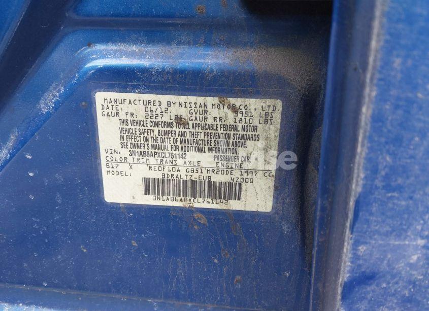 Photo 9 of 2012 Nissan Sentra 2.0 SR (VIN 3N1AB6APXCL761142)