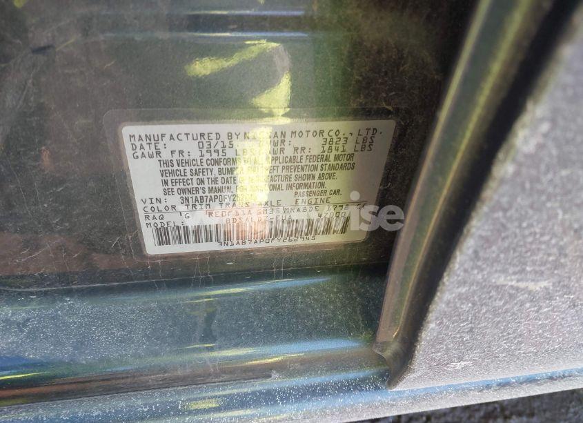 Photo 9 of 2015 Nissan Sentra SV (VIN 3N1AB7AP0FY262945)