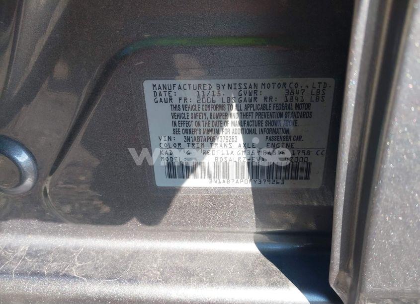Photo 9 of 2015 Nissan Sentra SR (VIN 3N1AB7AP0FY379263)