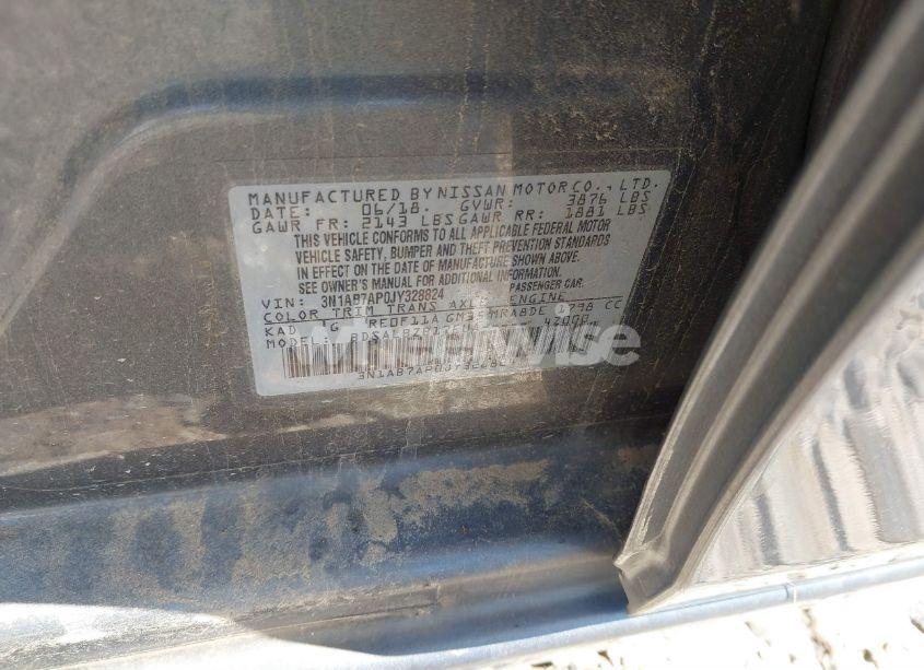 Photo 9 of 2018 Nissan Sentra S (VIN 3N1AB7AP0JY328824)
