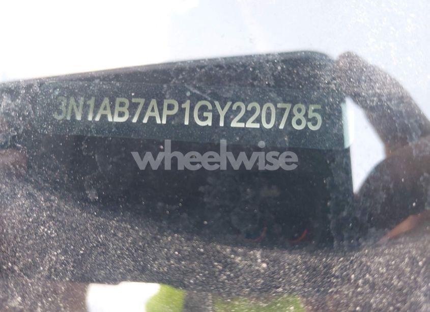 Photo 9 of 2016 Nissan Sentra SV (VIN 3N1AB7AP1GY220785)