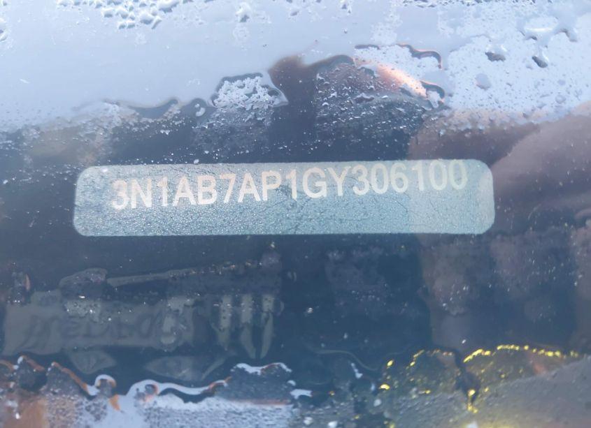 Photo 9 of 2016 Nissan Sentra S (VIN 3N1AB7AP1GY306100)