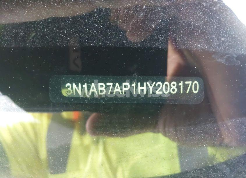 Photo 9 of 2017 Nissan Sentra SV (VIN 3N1AB7AP1HY208170)