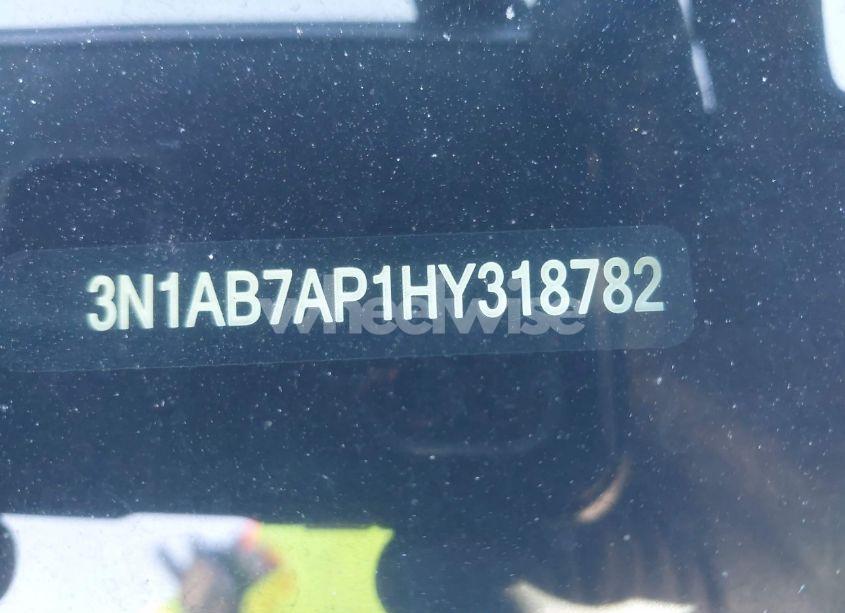 Photo 8 of 2017 Nissan Sentra SV (VIN 3N1AB7AP1HY318782)