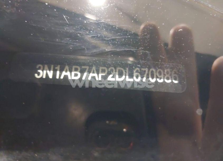 Photo 9 of 2013 Nissan Sentra SL (VIN 3N1AB7AP2DL670986)