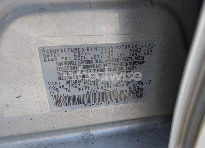 Photo 9 of 2014 Nissan Sentra SV (VIN 3N1AB7AP2EY222154)