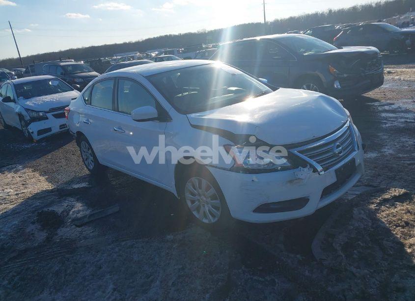2015 Nissan Sentra S (VIN 3N1AB7AP2FY368605) main photo