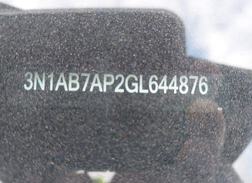 Photo 9 of 2016 Nissan Sentra FE+ S/S/SL/SR/SV (VIN 3N1AB7AP2GL644876)