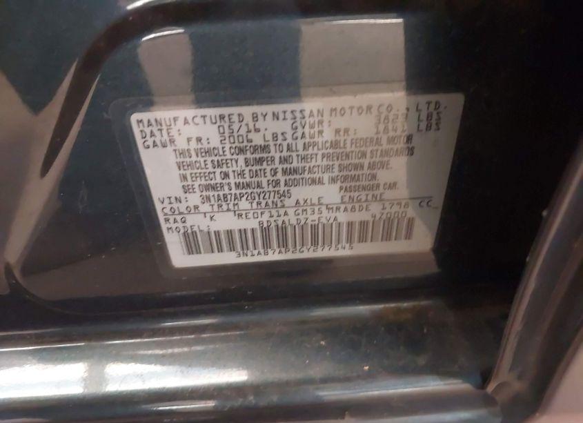 Photo 9 of 2016 Nissan Sentra SV (VIN 3N1AB7AP2GY277545)