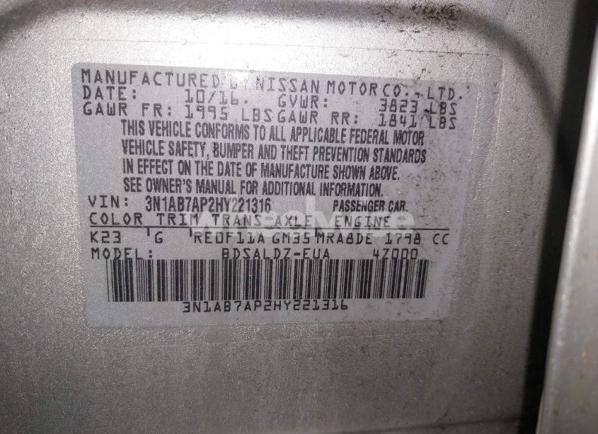 Photo 9 of 2017 Nissan Sentra SV (VIN 3N1AB7AP2HY221316)