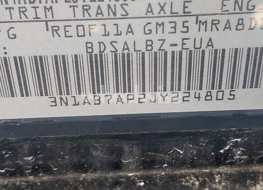 Photo 9 of 2018 Nissan Sentra S (VIN 3N1AB7AP2JY224805)