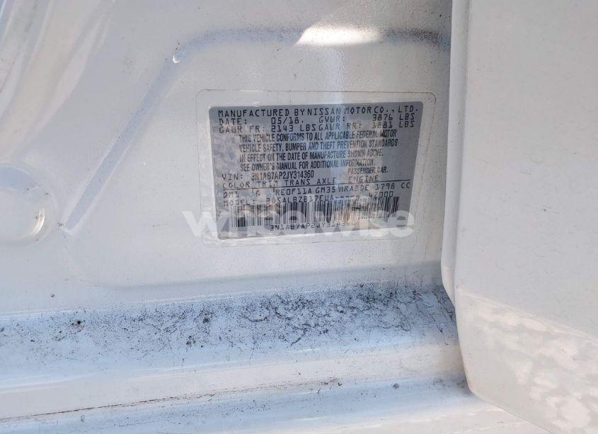 Photo 9 of 2018 Nissan Sentra S (VIN 3N1AB7AP2JY314360)