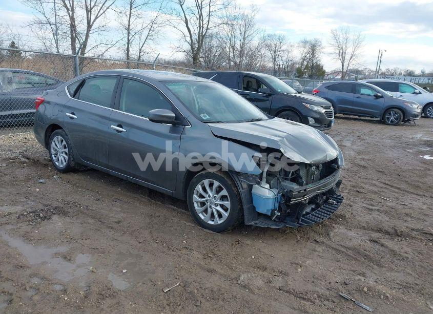 2019 Nissan Sentra SV (VIN 3N1AB7AP2KY278185) main photo