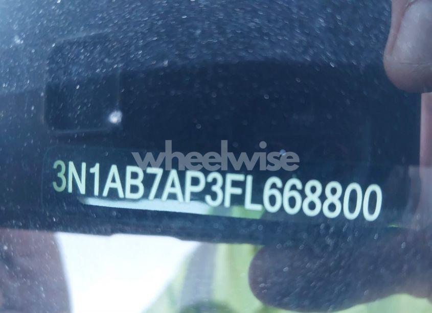 Photo 9 of 2015 Nissan Sentra SV (VIN 3N1AB7AP3FL668800)