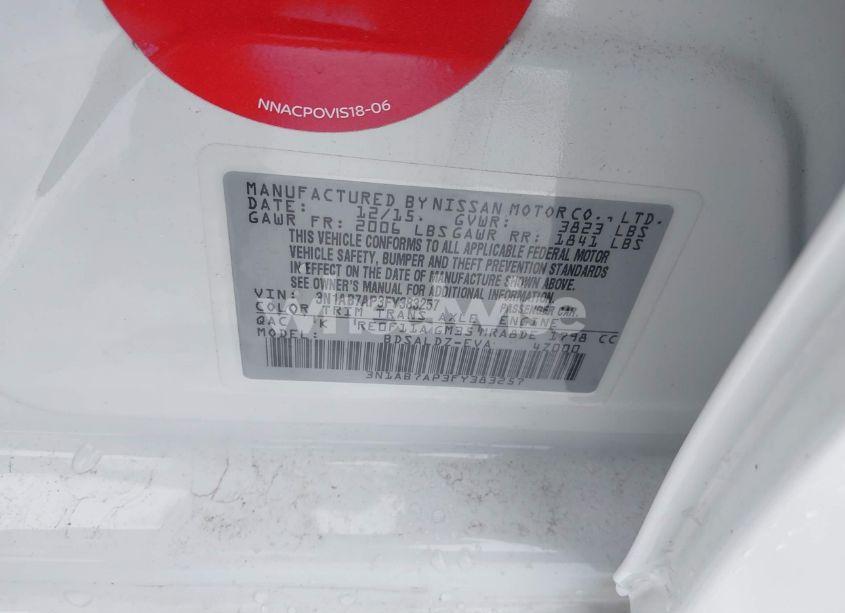 Photo 9 of 2015 Nissan Sentra SV (VIN 3N1AB7AP3FY383257)