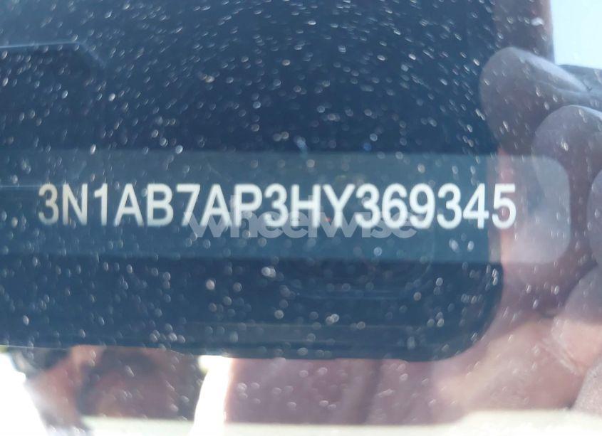 Photo 9 of 2017 Nissan Sentra SR (VIN 3N1AB7AP3HY369345)