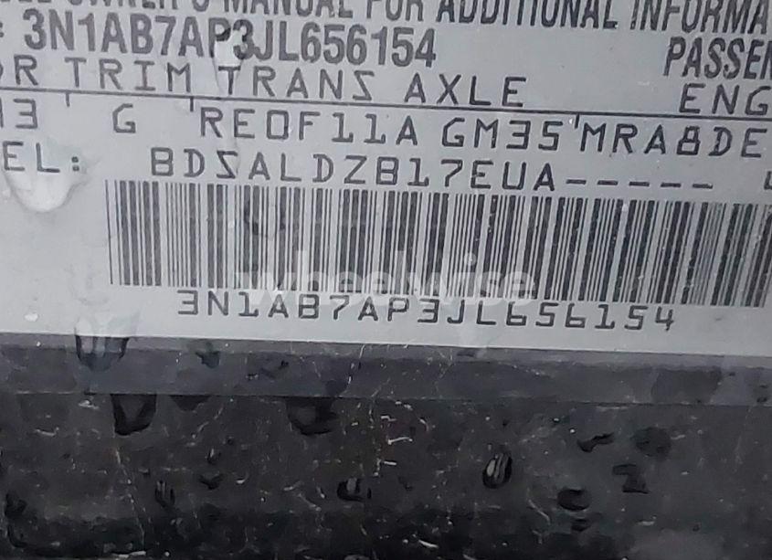 Photo 9 of 2018 Nissan Sentra SV (VIN 3N1AB7AP3JL656154)