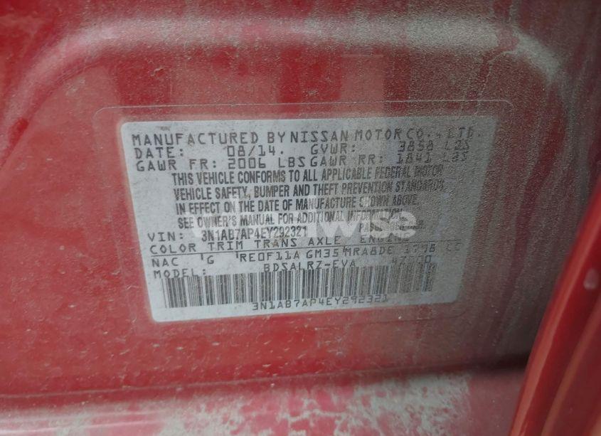 Photo 9 of 2014 Nissan Sentra SR (VIN 3N1AB7AP4EY292321)