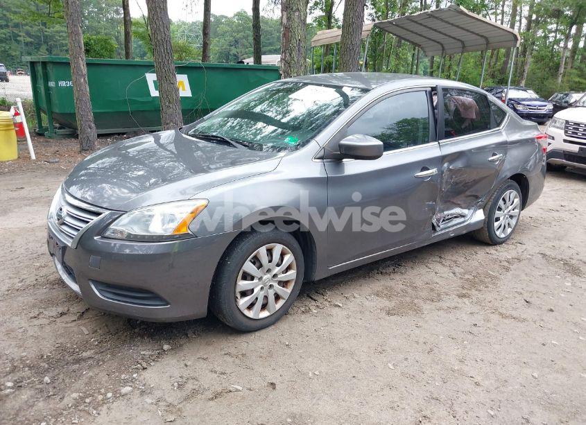 Photo 2 of 2015 Nissan Sentra FE+ S/S/SL/SR/SV (VIN 3N1AB7AP4FL650449)