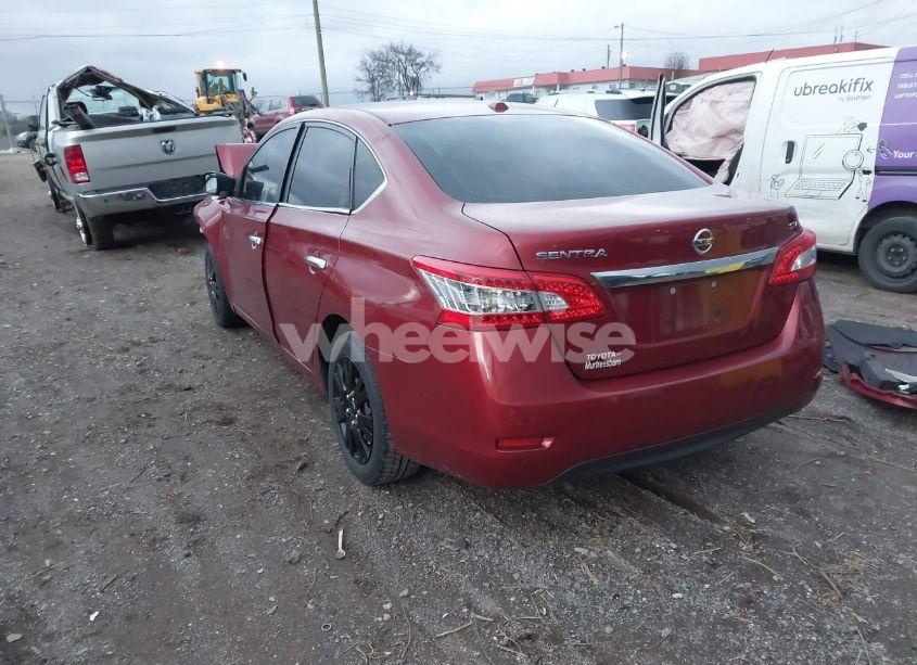 Photo 3 of 2015 Nissan Sentra FE+ S/S/SL/SR/SV (VIN 3N1AB7AP4FL656834)