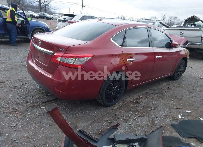 Photo 4 of 2015 Nissan Sentra FE+ S/S/SL/SR/SV (VIN 3N1AB7AP4FL656834)